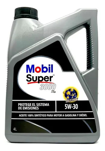 ACEITE MOBIL SUPER 3000 XE 5W-30 4 L. SINTETICO